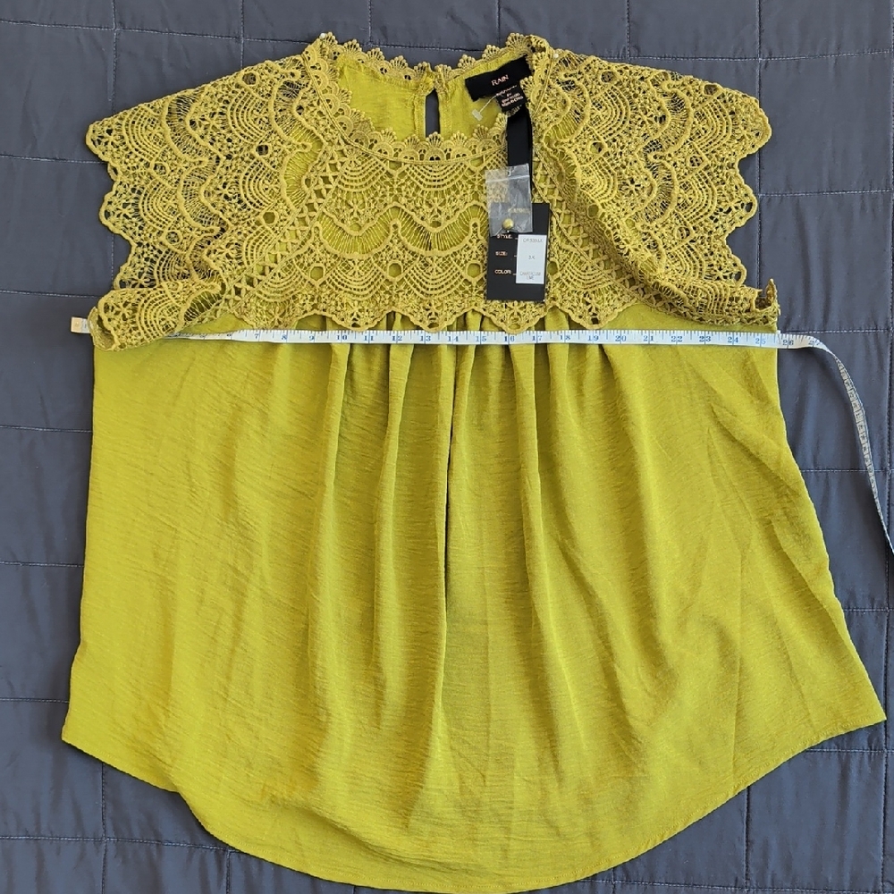 NWT, Rains, Women's 3x, Lace Blouse